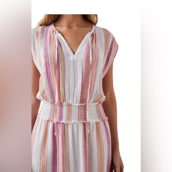 Rails Ashlyn Dress in Hibiscus Stripe Size Small - Picture 2 of 8